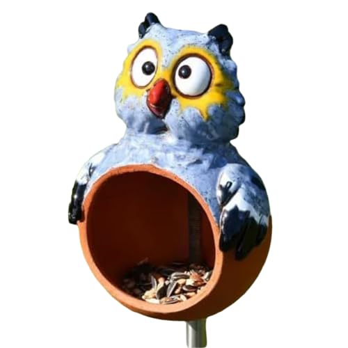 Fubdnefvo Gartenpfähle - Vogelhäuschen, Vogelhäuschen für Draußen, Vogelhäuschen Aus Tierharzskulpturen, Garten- und Hofdekoration, Geschenke A Fubdnefvo Gartenpfähle - Vogelhäuschen, Vogelhäuschen für Draußen, Vogelhäuschen Aus Tierharzskulpturen, Garten- und Hofdekoration, Geschenke A von Fubdnefvo