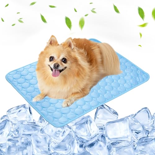 Toerjii Kühlmatte für Den Sommer,Kühlmatte Hund,Hundekühlmatte für Hund & Katze Selbstkühlende Matte für Haustiere Summer Pet Ice Pad Abrieb- und Bissfest Natürliche Kühlung(L) von Fubsta