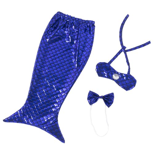 Cat Fishtail Kostüm Wiederverwendbare waschbare Größe Witzige Fischschwanzkleid Kostüm für Partyfoto -Requisite (Blue) von Fuchooky