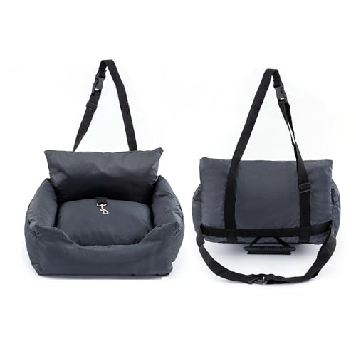 Dog Car Seat with Safety Strap Car Booster Seats for Small/Medium Dogs or Cats Universal Comfortable Dog Bed for Car and Home (Fuchookywaayc-UU0389-1) von Fuchooky