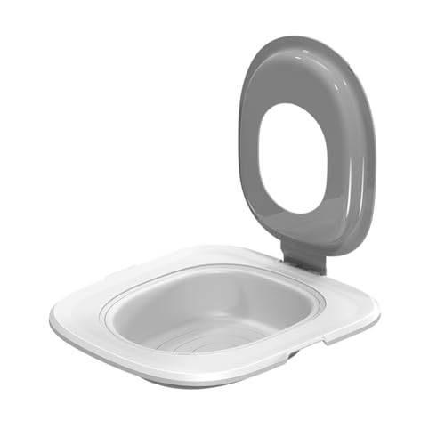 Fuchooky Cat Toilet Training Kit Universal wiederverwendbares Katzen -Toilettentrainer Cat Training Kit System Double Layer Cat Toilettensitz Tool für Haustierreinigung (Gray) von Fuchooky
