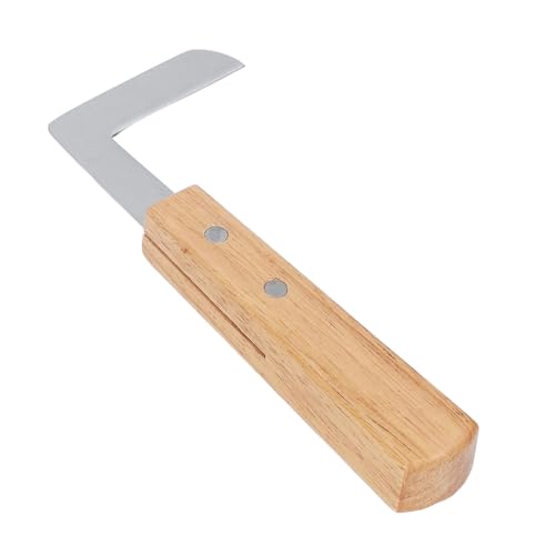 Fuchooky Handhufe Farrier -Werkzeug Multifunktionales Huf Trimmer Holzgriff Linke oder rechte Huf -Trimmwerkzeug für Ranches Farmen von Fuchooky