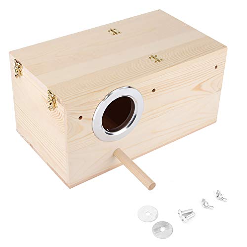 Fuchooky Hölzerne dauerhafte Vögel Nistbox, Sicht von Fuchooky