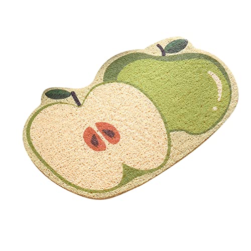 Fuchooky Katzenstrauder Mattenfruchtform Skidbeständigkeit flexibel leicht zu reinigen Haustiernahrung Fangen Sie Placemat für Haustierkatze (40 X 60cm) von Fuchooky