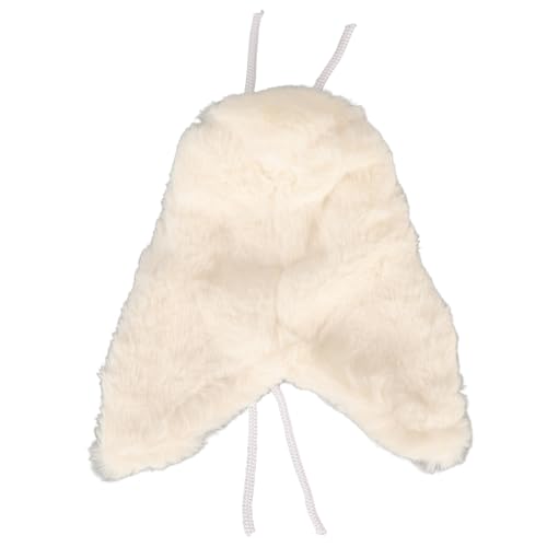 Fuchooky Vogel Ecke Fleece weich warmes Kunstkaninchen Haar hell Farbe Waschbares Lebbares Vogelbettwärmer für Papageienschleit gegen die (Cream White) von Fuchooky