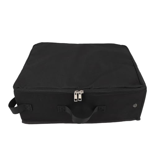 Portable Cat Litter Box Fabric Foldable Leak Proof Water Cat Litter Bag for Outdoor Travel Black von Fuchooky