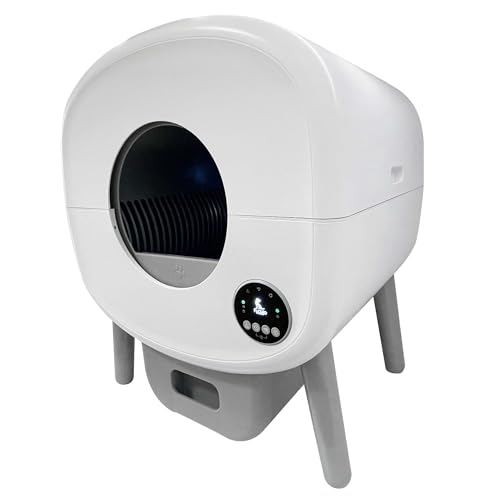 Fudajo Selbstreinigende Katzentoilette 76 L, Katzenklo automatisch 55 x 50 x 66,5 cm, elektrisches Katzen Klo mit App-Steuerung und USB-Anschluss Fudajo Selbstreinigende Katzentoilette 76 L, Katzenklo automatisch 55 x 50 x 66,5 cm, elektrisches Katzen Klo mit App-Steuerung und USB-Anschluss von Fudajo