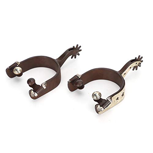 Fuerdich Sporen für Cowboystiefel, Pferdesporen, Elegantes Aussehen, Cowboy-Pferdestiefelsporen für Reitwettbewerbsunterhaltung Fuerdich Sporen für Cowboystiefel, Pferdesporen, Elegantes Aussehen, Cowboy-Pferdestiefelsporen für Reitwettbewerbsunterhaltung von Fuerdich