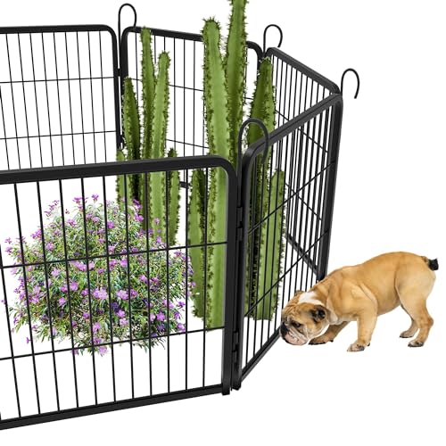 Hundelaufstall aus Metall, Hundelaufstall Deluxe Hundelaufstall Indoor Outdoor Metall Heavy Portable Foldable Dog Pen für große Hundelaufstall aus Metall, Hundelaufstall Deluxe Hundelaufstall Indoor Outdoor Metall Heavy Portable Foldable Dog Pen für große von Fuerdich