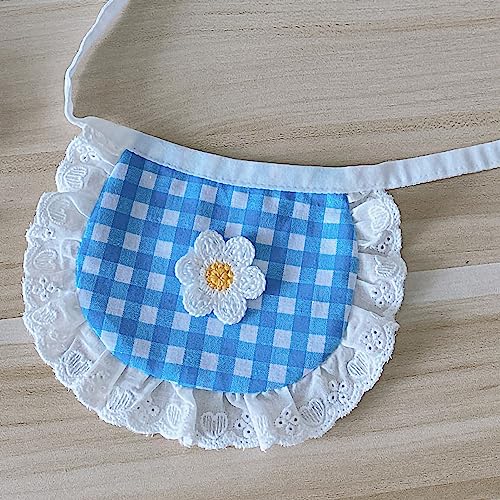 Spring Dog Bandana, Small Dog Bandana Dogs Bibs Pet Kerchief for Bichon Teddy Pomeranian Photo Shoots (Light Blue) von Fuerdich