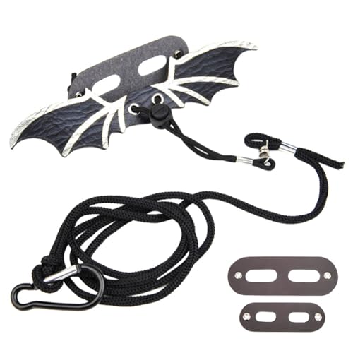 Fuhjythy Leinengeschirr für Bartagame, – 3er-Pack, Dinosaurierflügel, Geschirr, Leine für Bartagame, Hochwertige Qualität, Silber Fuhjythy Leinengeschirr für Bartagame, – 3er-Pack, Dinosaurierflügel, Geschirr, Leine für Bartagame, Hochwertige Qualität, Silber von Fuhjythy