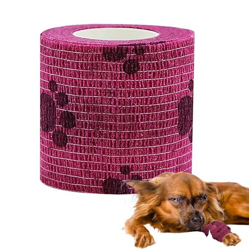 Elastische Selbstklebende Haustierbinde, Schmutzabweisendes Selbstklebendes Tuch Beim Ausgehen, Verschleißfeste Hundeschuhe von Fukamou