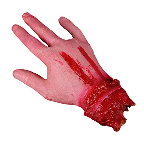 Fukamou Halloween Gebrochener Arm Gruselige Körperteile Für Halloween Party Menschliche Füße Blutige Leichenteile von Fukamou