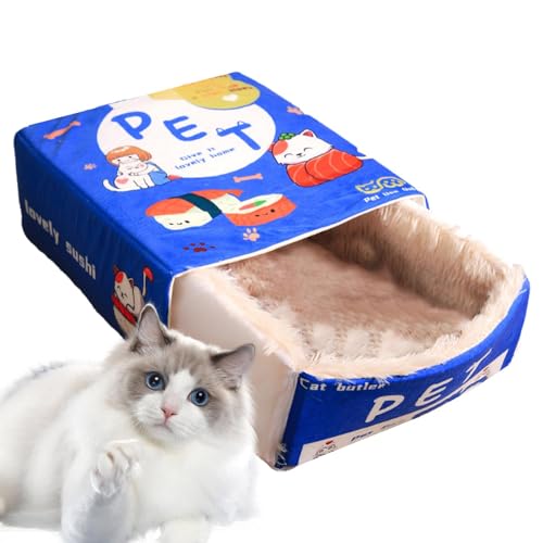 Fukamou Haustierbetten Für Katzen,Waschbares Katzenbett - Bequemes Katzenhaus In Snackform | Maschinenwaschbares, Weiches -Ausziehbares Hundebett Mit Reißverschluss Für Zoohandlung, Zuhause, Fukamou Haustierbetten Für Katzen,Waschbares Katzenbett - Bequemes Katzenhaus In Snackform | Maschinenwaschbares, Weiches -Ausziehbares Hundebett Mit Reißverschluss Für Zoohandlung, Zuhause, von Fukamou
