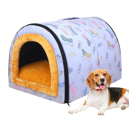 Fukamou Hundehöhlenbett - Haustierzeltbett | Indoor-Katzen-Hundehaus, Wasserdichtes, Warmes Katzenhaus Mit Rutschfestem- Boden, Haustierhaus, Unterschlupf Für Streunende Katzen Fukamou Hundehöhlenbett - Haustierzeltbett | Indoor-Katzen-Hundehaus, Wasserdichtes, Warmes Katzenhaus Mit Rutschfestem- Boden, Haustierhaus, Unterschlupf Für Streunende Katzen von Fukamou