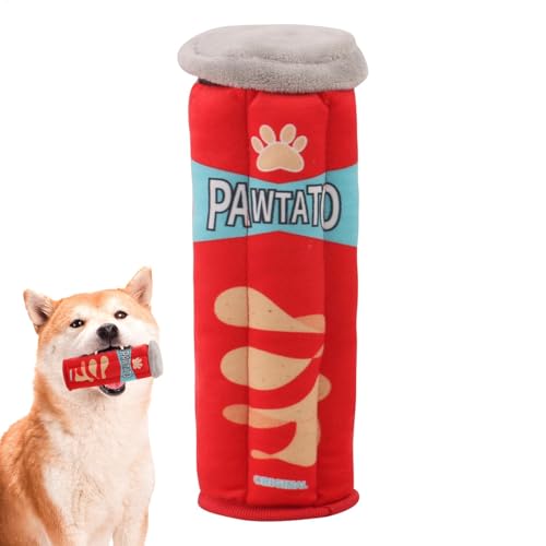 Fukamou Kartoffelchip-Hundespielzeug, Quietschendes Hundespielzeug - Süßes -Quietschspielzeug Kartoffelchip-Plüsch,Flexibles, Superweiches, Gefülltes Plüsch-Hundespielzeug, Fukamou Kartoffelchip-Hundespielzeug, Quietschendes Hundespielzeug - Süßes -Quietschspielzeug Kartoffelchip-Plüsch,Flexibles, Superweiches, Gefülltes Plüsch-Hundespielzeug, von Fukamou