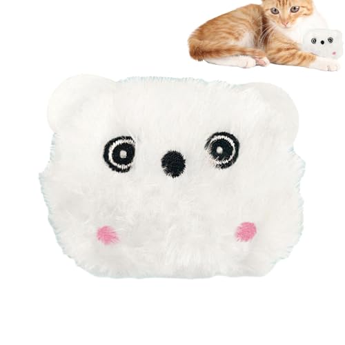 Fukamou Katzen-Katzenminze-Spielzeug, Katzen-Plüschtier - Lustige- Plüsch-Kauspielzeuge, Zahnungs-Kauspielzeuge - Plüschtier, Interaktives, Integriertes Katzenminze-Duftpaket, Quietschendes Spielzeug Fukamou Katzen-Katzenminze-Spielzeug, Katzen-Plüschtier - Lustige- Plüsch-Kauspielzeuge, Zahnungs-Kauspielzeuge - Plüschtier, Interaktives, Integriertes Katzenminze-Duftpaket, Quietschendes Spielzeug von Fukamou