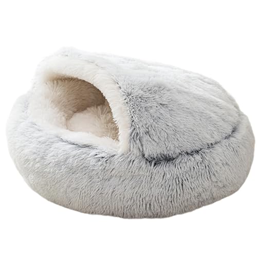Fukamou Katzenbett,Katzenbett Mit Kapuze, Weiche Hundehütte Mit Muschel-Kapuze, Kleine Hundehütte Für Den- Innenbereich, Überdachtes Hundekatzenbett, Bequeme Hundehütte Fukamou Katzenbett,Katzenbett Mit Kapuze, Weiche Hundehütte Mit Muschel-Kapuze, Kleine Hundehütte Für Den- Innenbereich, Überdachtes Hundekatzenbett, Bequeme Hundehütte von Fukamou