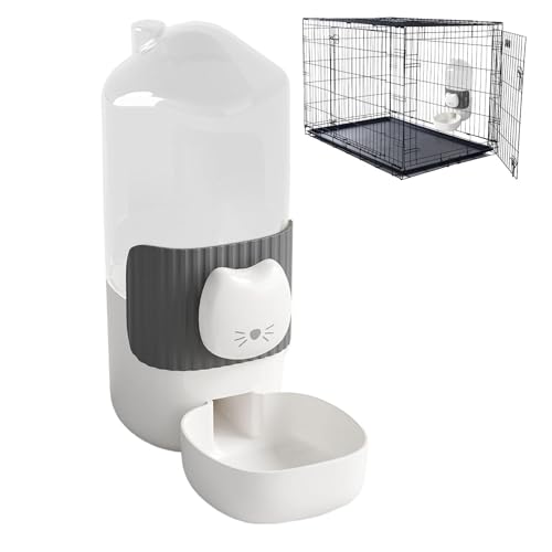 Fukamou Katzenfutterspender, Automatischer Futterspender Für Käfig - Futterspender Für Kleine Haustiere, Käfig-Futterspender Und -Wasserspender - Futterspender Für Käfige, Käfigfutterspender Und Fukamou Katzenfutterspender, Automatischer Futterspender Für Käfig - Futterspender Für Kleine Haustiere, Käfig-Futterspender Und -Wasserspender - Futterspender Für Käfige, Käfigfutterspender Und von Fukamou