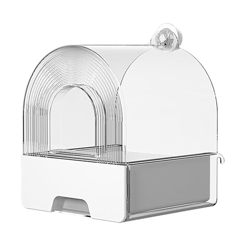 Fukamou Kleine Vogelwanne, Papageien-Duschwanne | Sittich-Badebox Im Schubladenstil,Transparenter Vogelbad-Würfel, Einfach- Zu -Installierendes Vogelkäfig-Zubehör Für Vögel, Sittiche, Kanarienvögel Fukamou Kleine Vogelwanne, Papageien-Duschwanne | Sittich-Badebox Im Schubladenstil,Transparenter Vogelbad-Würfel, Einfach- Zu -Installierendes Vogelkäfig-Zubehör Für Vögel, Sittiche, Kanarienvögel von Fukamou