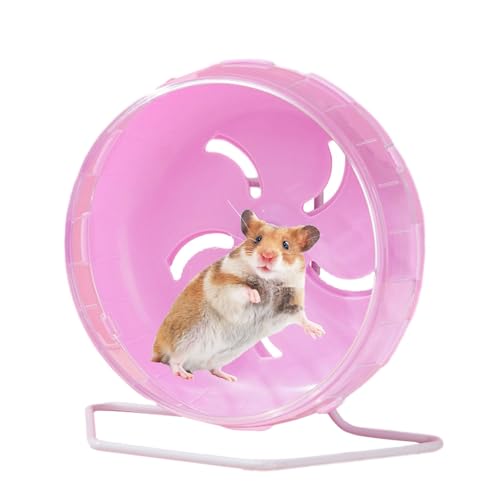 Fukamou Laufrad Für Hamster, Laufrad Für Zwerghamster,Rennmaus-Rad-Laufrad, 5,5 Zoll Leiser Spinner, Leise Hamster-Übungsräder Für Hamster, Rennmäuse, Mäuse, Igel von Fukamou