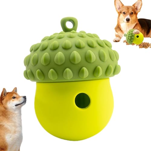 Fukamou Leckerli-Spender Für Hunde, Futterspender Für Hundespielzeug, Langeweile-Buster-Snackausgabespielzeug Für -Hunde, Silikon-Hundespielzeugball In Eichelform, Interaktiver Hundeball, Fukamou Leckerli-Spender Für Hunde, Futterspender Für Hundespielzeug, Langeweile-Buster-Snackausgabespielzeug Für -Hunde, Silikon-Hundespielzeugball In Eichelform, Interaktiver Hundeball, von Fukamou