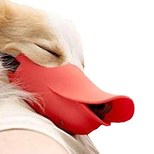 Fukamou Mundschutz Für Hunde, Mundschutz Für Hunde Und,Bisssicherer Haustier- Mit Verstellbarem- Riemen | Entenschnabel- Aus Silikon Für Mittelgroße Und Große von Fukamou
