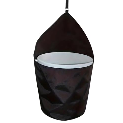 Fukamou Pferdefuttertasche - 19 Liter Wassereimer Haltertasche | 900D Polyester Futterhalter Für Nutztiere, Tragbarer Stallorganizer Mit- Tragegriff Für Innen & Außen, Reisestall Zubehör von Fukamou