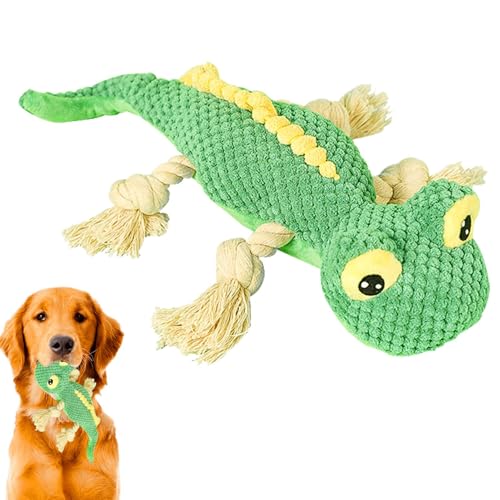 Fukamou Plüsch-Hundespielzeug, Quietschspielzeug Für Hunde - Lustiges Beißspielzeug,Anti-Biss-weiches, Robustes, Entzückendes -Ausgestopftes Eidechsen-Hundespielzeug Mit Quietscher Für Die Interaktion Fukamou Plüsch-Hundespielzeug, Quietschspielzeug Für Hunde - Lustiges Beißspielzeug,Anti-Biss-weiches, Robustes, Entzückendes -Ausgestopftes Eidechsen-Hundespielzeug Mit Quietscher Für Die Interaktion von Fukamou