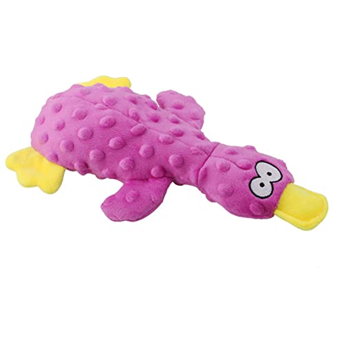 Fukamou Plüsch Hundespielzeug Interaktiv, Süßes Quietschendes Hundespielzeug, Gefüllte Hundekauspielzeug Für Welpen, 27x14x5 cm von Fukamou