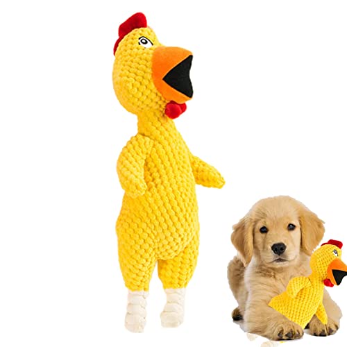 Fukamou Quietscher Hundespielzeug - Hund quietschende Spielzeuge niedliche Plüschtiere | Hundeplüsch klingendes Kauspielzeug, Bester Freund für kleine, mittelgroße und große Hunde von Fukamou