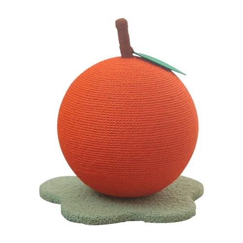 Fukamou Sisalball-Katzenkratzer, Katzenkratzball - Orangefarbenes Kratzspielzeug | Katzenballspielzeug, Katzenschleifkrallenball, Sisal-Kratzball, reduziert Langeweile Fukamou Sisalball-Katzenkratzer, Katzenkratzball - Orangefarbenes Kratzspielzeug | Katzenballspielzeug, Katzenschleifkrallenball, Sisal-Kratzball, reduziert Langeweile von Fukamou