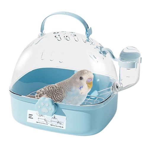 Fukamou Vogeltrage, Taschentransporter Für Vögel, Belüftet & Leicht Handgehaltene Transportbox Mit Trinkflasche Für Kleintiere Kätzchen -Frettchen Kaninchen Reptilien von Fukamou