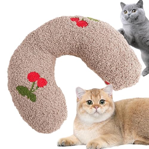 Beruhigendes Kissen für Hunde, beruhigendes Kissen für Haustiere für Hunde – beruhigendes Spielzeug, ultraweich und flauschig für Haustiere, U-Form | halber Donut Cuddler Beruhigendes Kissen für Hunde, beruhigendes Kissen für Haustiere für Hunde – beruhigendes Spielzeug, ultraweich und flauschig für Haustiere, U-Form | halber Donut Cuddler von Fulenyi