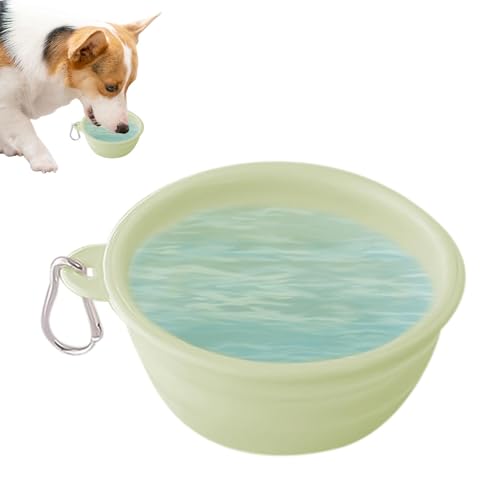 Faltbarer Hundenapf - Silikon Faltbarer Futternapf für Haustiere in Lebensmittelqualität | Reisenapf, tragbarer multifunktionaler Futternapf für Haustiere mit Schnalle für Katzen Kätzchen Hunde Welpen Faltbarer Hundenapf - Silikon Faltbarer Futternapf für Haustiere in Lebensmittelqualität | Reisenapf, tragbarer multifunktionaler Futternapf für Haustiere mit Schnalle für Katzen Kätzchen Hunde Welpen von Fulenyi