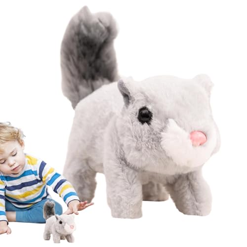 Eichhörnchen-Spielzeug für Haustiere, Spielzeug für Eichhörnchen, künstliches Eichhörnchen, elektrisch, quietschendes Katzenspielzeug, simuliertes Plüschspielzeug Eichhörnchen-Spielzeug für Haustiere, Spielzeug für Eichhörnchen, künstliches Eichhörnchen, elektrisch, quietschendes Katzenspielzeug, simuliertes Plüschspielzeug von Fulenyi