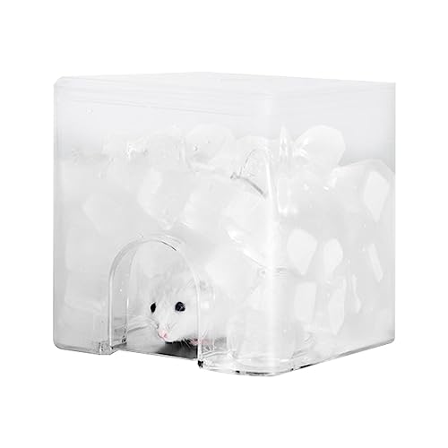 Fulenyi Eismatte für Haustiere – Wasserwürfel für Kühlmatte für Haustiere mit Aluminium, transparentes Hamsterversteck für kleine Tiere Fulenyi Eismatte für Haustiere – Wasserwürfel für Kühlmatte für Haustiere mit Aluminium, transparentes Hamsterversteck für kleine Tiere von Fulenyi