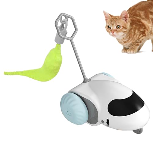 Fulenyi Elektrisches Spielzeug für Katzen, automatisches Spielzeug für Katzen, interaktives Spielzeugauto für Katzen, interaktives Spielzeug für Katzen Fulenyi Elektrisches Spielzeug für Katzen, automatisches Spielzeug für Katzen, interaktives Spielzeugauto für Katzen, interaktives Spielzeug für Katzen von Fulenyi