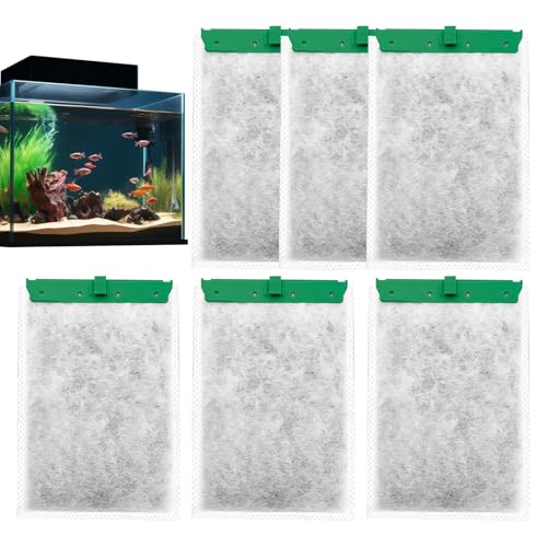 Fulenyi Filterpatrone für kleines Aquarium, Filterpatrone für Aquarium | Nachfüllpack für Filterkartuschen 6 x – Ersatz-Filterkartuschen für Aquarium Fulenyi Filterpatrone für kleines Aquarium, Filterpatrone für Aquarium | Nachfüllpack für Filterkartuschen 6 x – Ersatz-Filterkartuschen für Aquarium von Fulenyi
