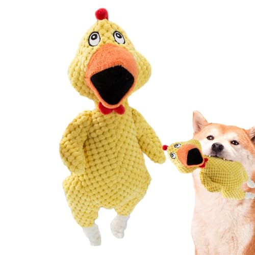 Fulenyi Hühnerspielzeug für Hunde,Hühner-Hundespielzeug mit Quietscher | Süßes Kauspielzeug für Hunde,Hund schreit Huhn Squeeze Sound Spielzeug, Haustiere Quietscher Kautraining Haustierspielzeug für Fulenyi Hühnerspielzeug für Hunde,Hühner-Hundespielzeug mit Quietscher | Süßes Kauspielzeug für Hunde,Hund schreit Huhn Squeeze Sound Spielzeug, Haustiere Quietscher Kautraining Haustierspielzeug für von Fulenyi