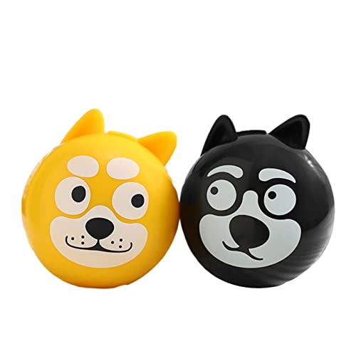 Fulenyi Katzenspielzeug zur Wandmontage, niedlicher Hundekopf, Katzenkopf, Wandball, essbares Spielzeug für Kätzchen zum Lecken von Katzen, gesundes und sicheres Kauspielzeug von Fulenyi