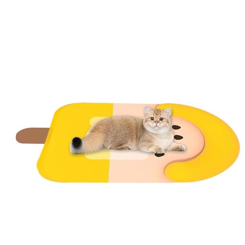 Fulenyi Kühlmatte für Haustiere – weiche, bunte Eiskühlmatte in Eis am Stiel, bequemes Hundebett mit Kissen, wasserdichte Kühldecke für Zuhause, Katze, Tiergeschäft Fulenyi Kühlmatte für Haustiere – weiche, bunte Eiskühlmatte in Eis am Stiel, bequemes Hundebett mit Kissen, wasserdichte Kühldecke für Zuhause, Katze, Tiergeschäft von Fulenyi