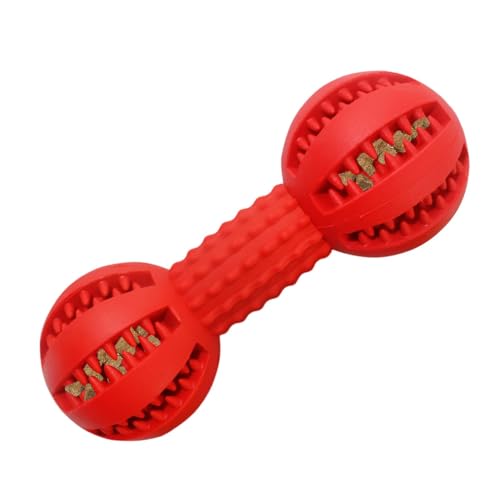 Fulenyi Leckerli-Spender-Spielzeug für Hunde,Leckerli-Spender-Hundespielzeug - Leckerli-Spender für Haustiere, Kauspielzeug - Hundespielzeug zum Zähneknirschen in Hantelform Fulenyi Leckerli-Spender-Spielzeug für Hunde,Leckerli-Spender-Hundespielzeug - Leckerli-Spender für Haustiere, Kauspielzeug - Hundespielzeug zum Zähneknirschen in Hantelform von Fulenyi