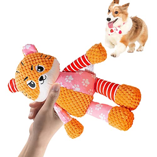 Fulenyi Quietschende Spielzeuge für kleine Hunde | Kauspielzeug für Welpen - Weiches Hundeplüschspielzeug für kleine mittelgroße Rassen im Innenbereich zum Kauen und Spielen von Fulenyi