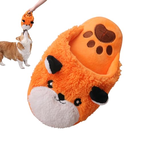 Fulenyi Quietschendes Hundespielzeug | Hundespielzeug mit Quietschspielzeug – Hundespielzeug, interaktives Plüschspielzeug für Aggressive Kauer, weiches Quietschspielzeug für kleine, mittelgroße und von Fulenyi