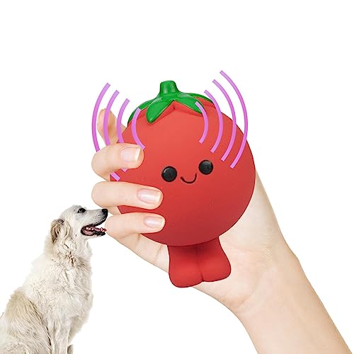 Fulenyi Spielzeug für quietschende Hunde | Kauspielzeug für Welpen mit Gemüse, interaktives Spielzeug aus Latex für Haustiere für kleine Hunde von Katzen mittlerer Größe von Fulenyi