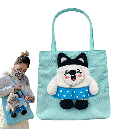Fulenyi Transporttasche für Haustiere aus Segeltuch, Tragetasche für Haustiere – Tasche aus niedlichem Segeltuch für Haustiere mit offenem Design für kleine Hunde von Fulenyi