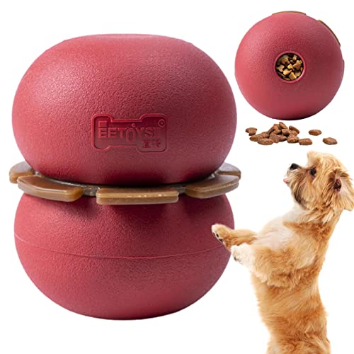 Fulenyi Welpenzahnspielzeug,Interaktives Spielzeug zur Bereicherung von Hunden | Treat Dispensing Puzzle Toys Dog Ball Food Dispensing Toy für Welpen, kleine, große Hundezähne, die Zahnen reinigen von Fulenyi