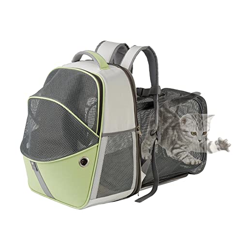 Fulenyi Zyt-FR Transporttasche, ausziehbar, für Katzen, Wanderrucksack, atmungsaktiv, Collision, Farbe mit Sicherheitsöffnungen für kleine Hunde und Katzen von Fulenyi