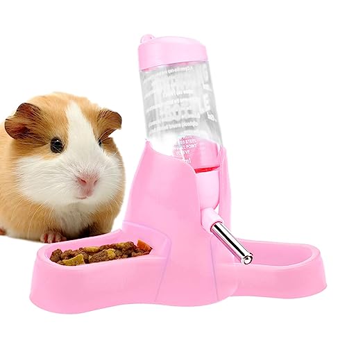 Futter- und Wasserschale für Hamster – automatische Tropfenflasche für kleine Tiere für Futter und Wasser | Zubehör für Haustiere Trinkflasche Fulenyi von Fulenyi